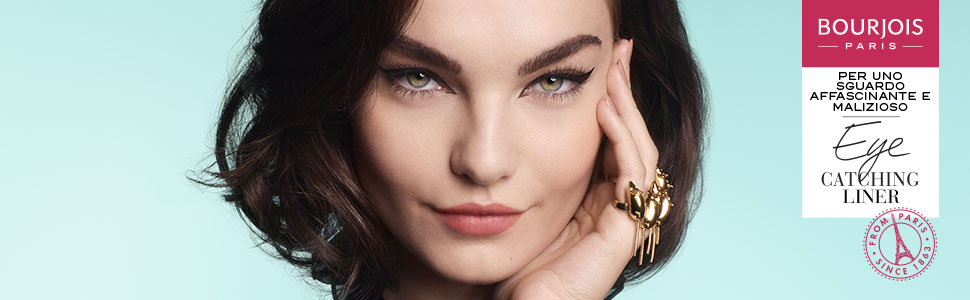 Eye Catching liner Bourjois nero cat eye trucco occhi make up