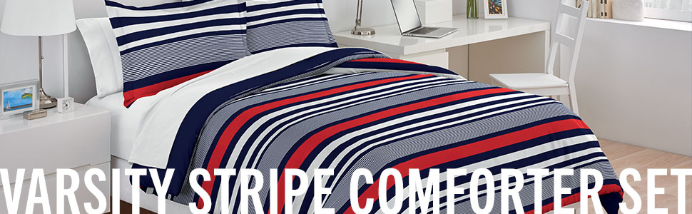 Amazon Com Izod Varsity Stripe Ultra Soft All Season Light