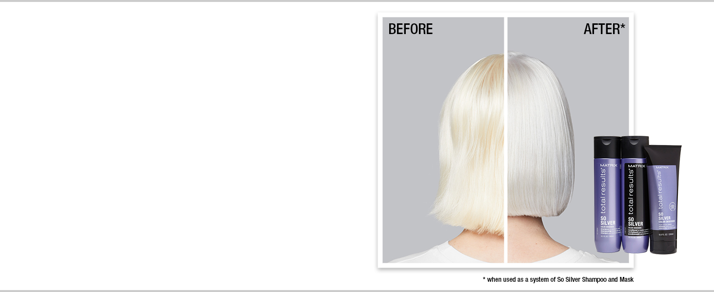 Amazon Com Matrix Total Results So Silver Color Obsessed Shampoo