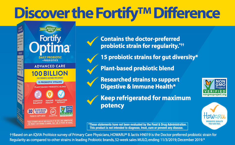 the fortify probiotics difference