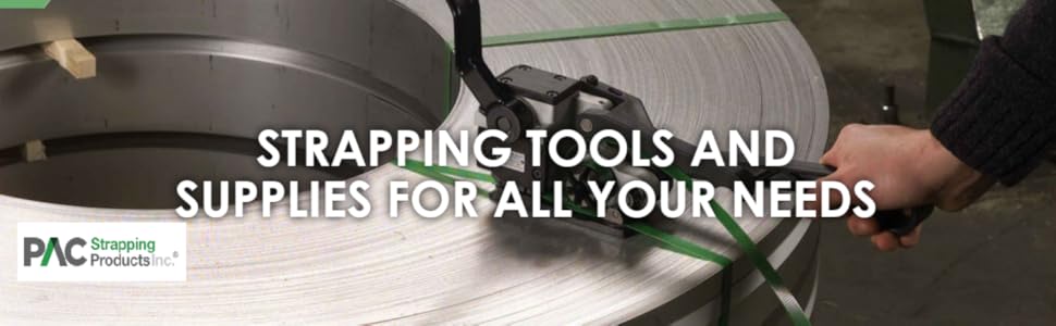 pac strapping, strapping supplies, banding supplies, strapping tools