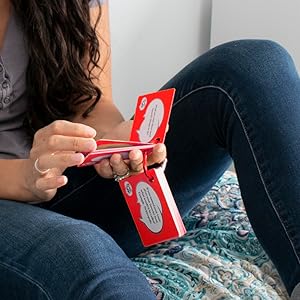 Lady playing the game