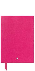 モンブラン ノート 146 126740 Notebook #146 Montblanc Vintage Logo, Red - Luxury Notebooks