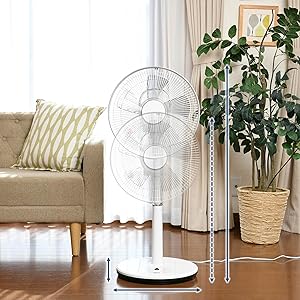 Amazon | [山善] 扇風機 リビング DCモーター搭載 上下左右自動