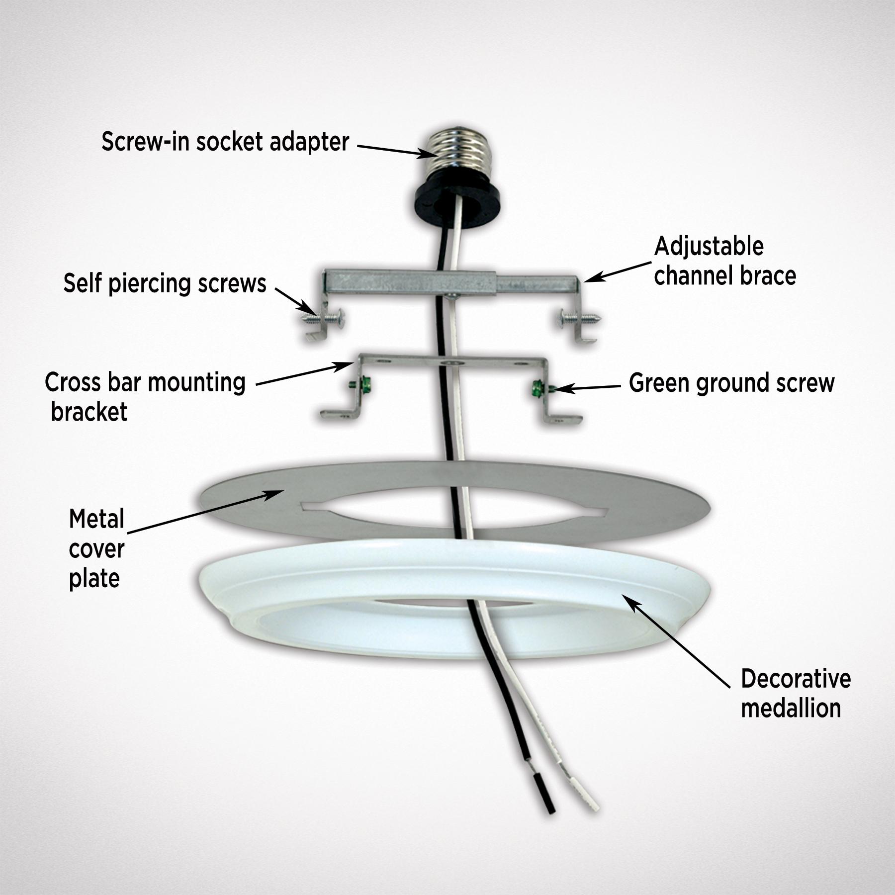 Westinghouse Lighting Canada 0101100 Recessed Light Converter, Trim