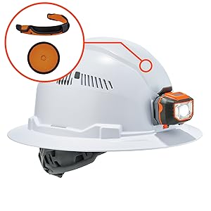 Vented Hard Hat , Full Brim Style, Ratchet Suspension, Class