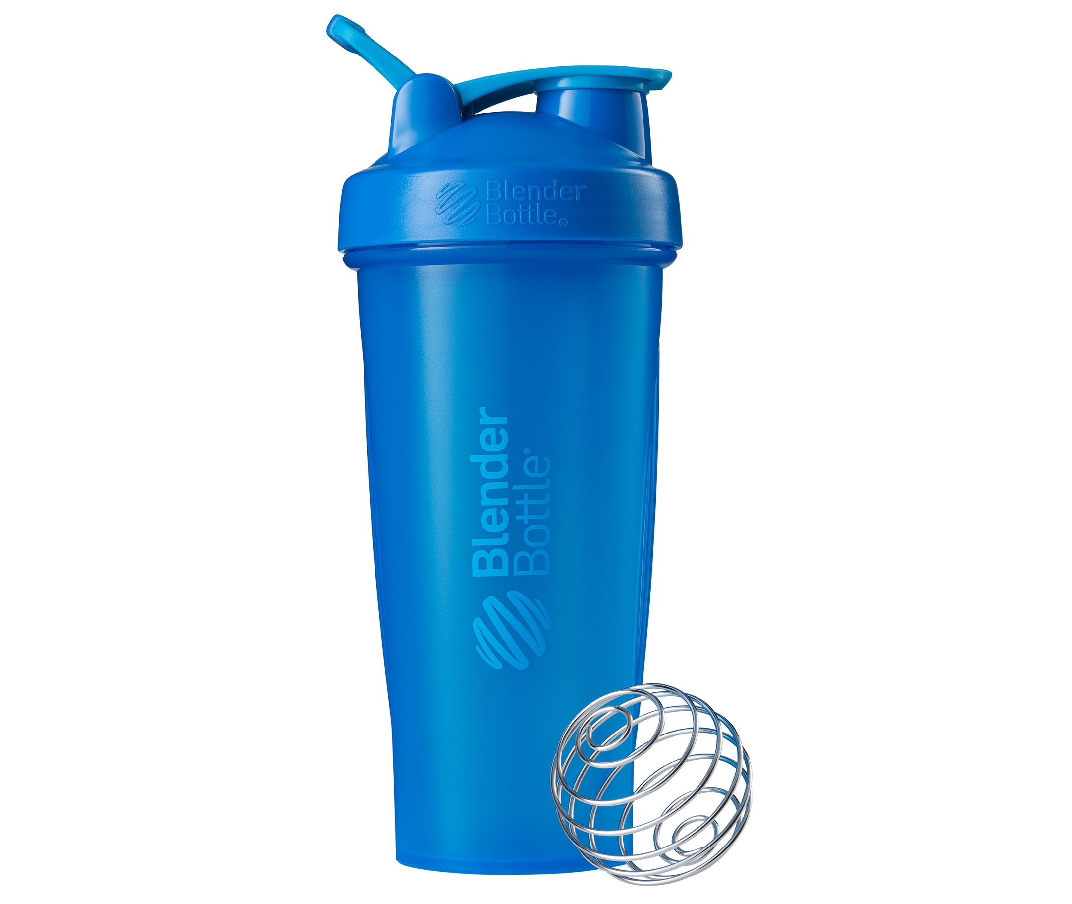 BlenderBottle Classic Loop Top Shaker Bottle, Clear Black, 28Ounce