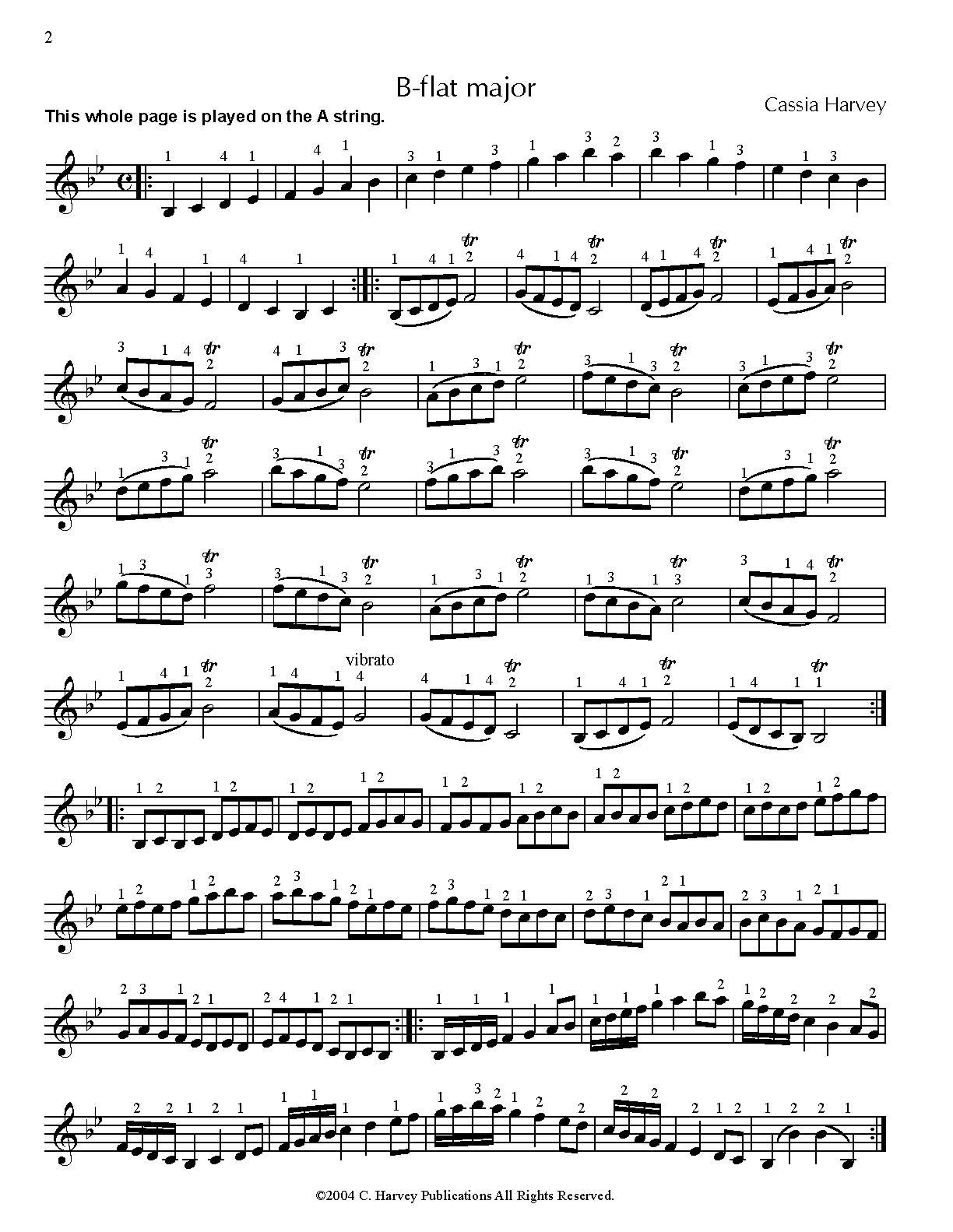 Scale Studies for the Cello (One String), Book Two