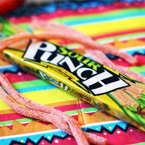 Amazon.com : Sour Punch Cherry Sour Straws, 2oz Tray (24 ...
