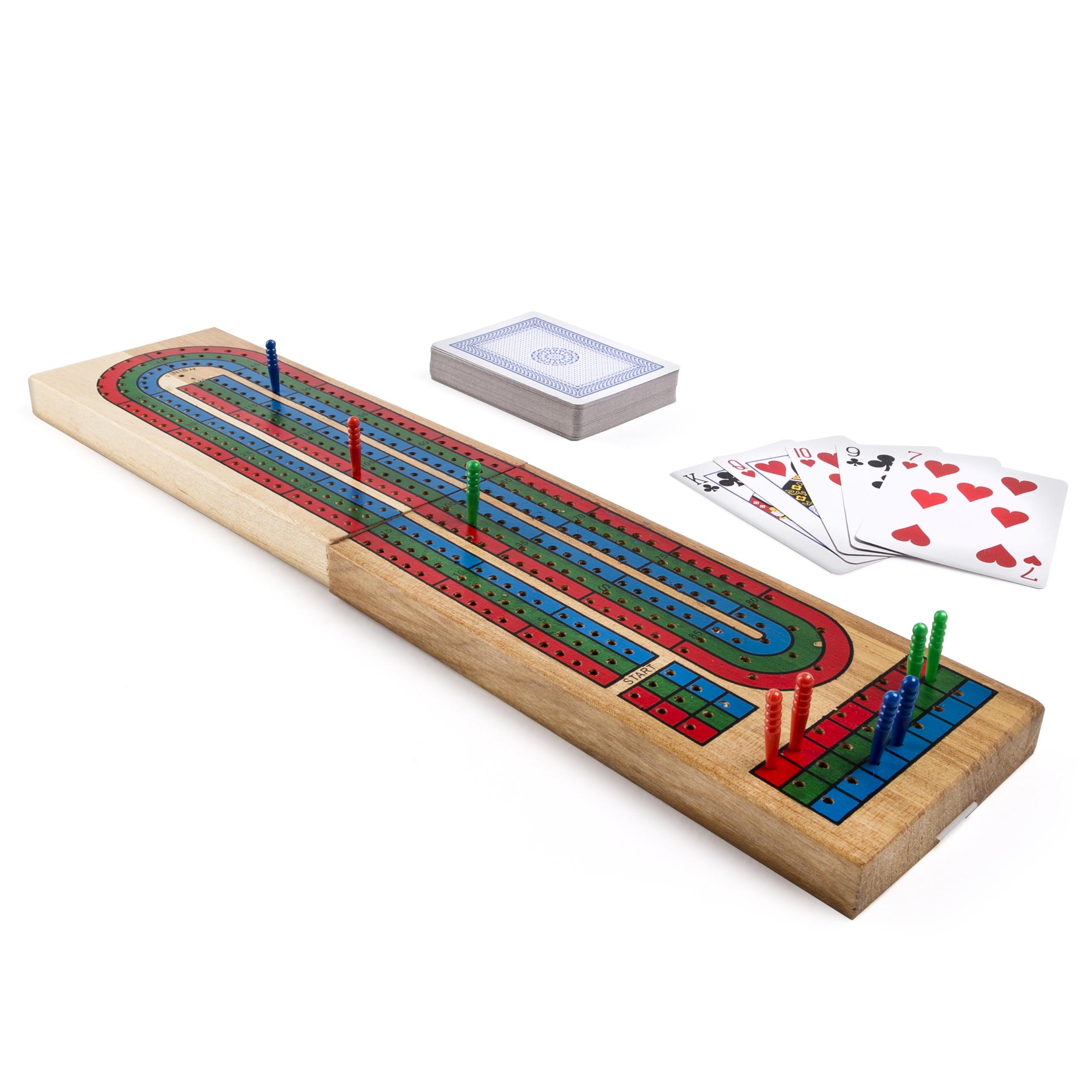 Cardinal Games Solid Wood Folding Cribbage Set, Board Games Amazon Canada