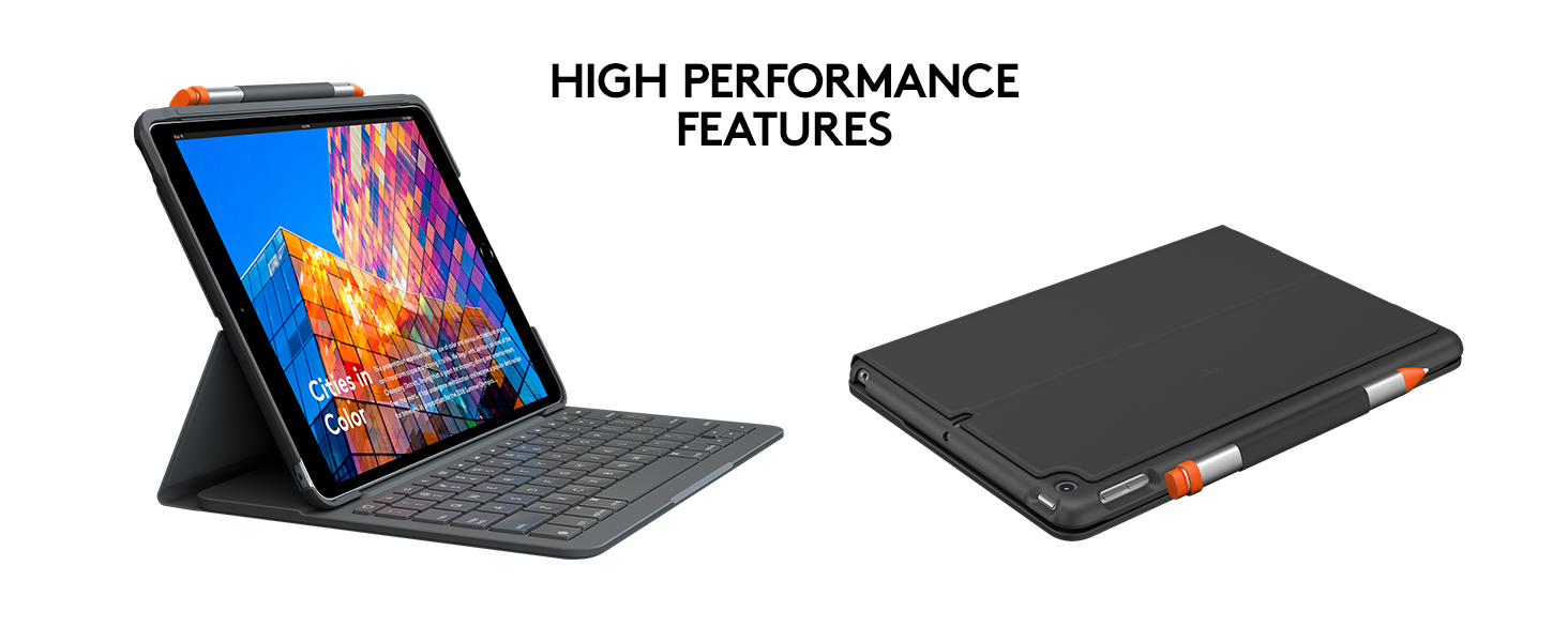Logitech iPad Air (3rd generation) Keyboard Case Slim Folio with integrated
