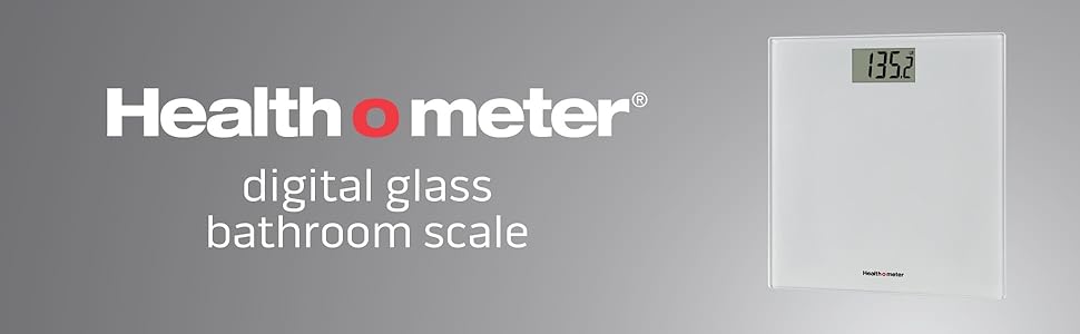 Health o meter Compact Digital Glass Bathroom Scale hero image