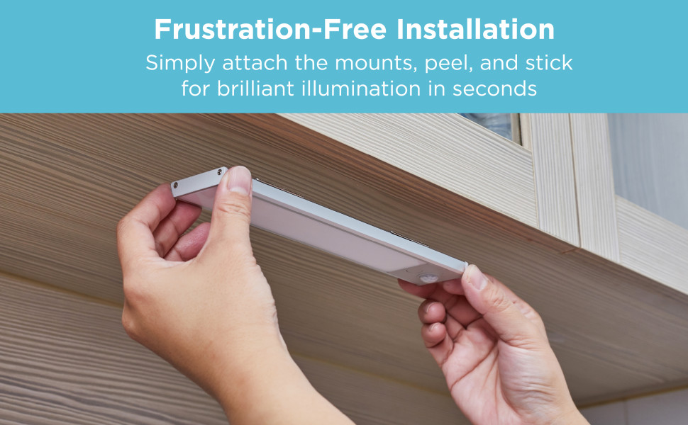 BLACK+DECKER LEDUC92REC Rechargeable Under Light Motion Sensor