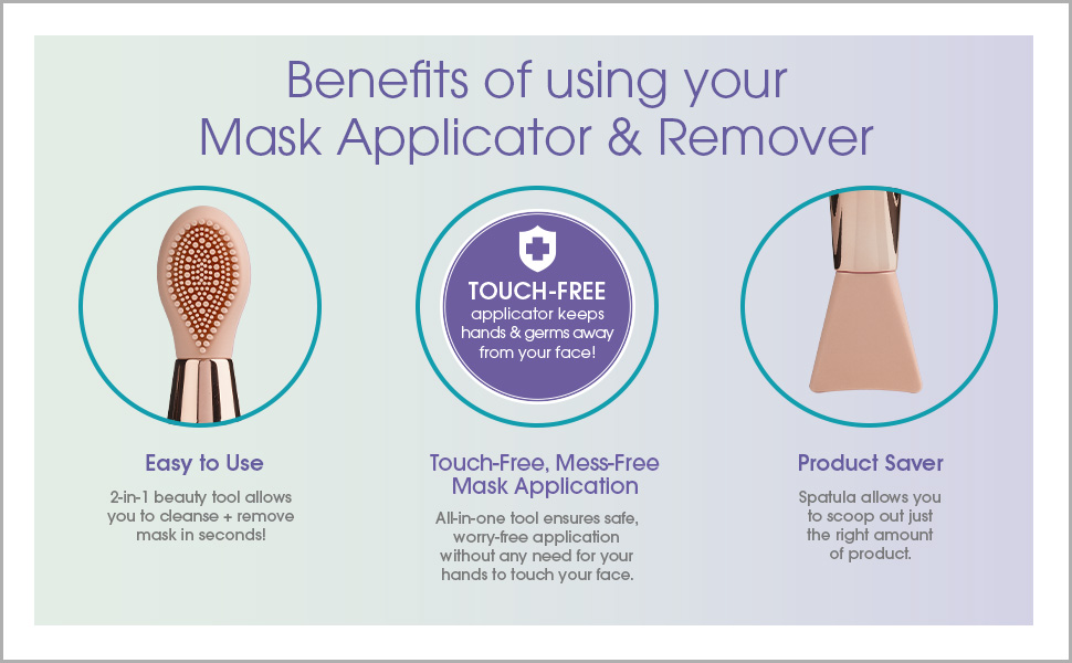 conair MASK2 face mask applicator facial mask applicator face mask brush facial mask brush