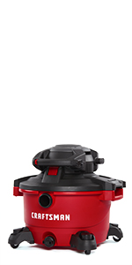 craftsman 12 gallon heavy duty wet dry shop vacuum with detachable blower