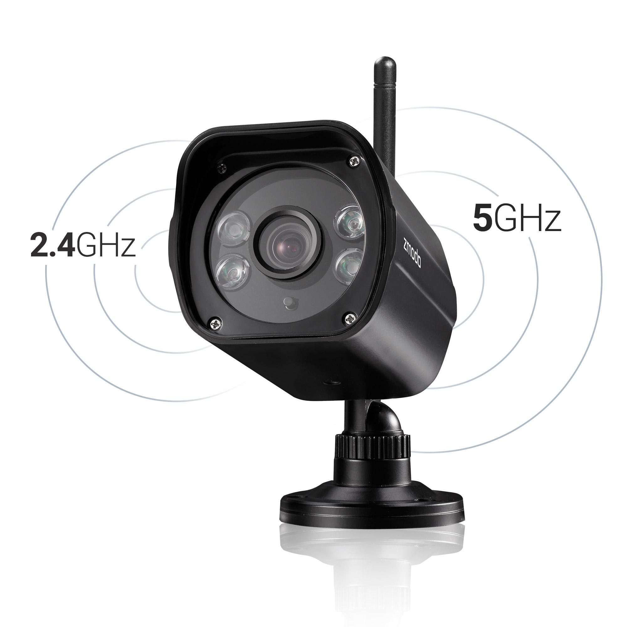 Zmodo 1080p Full HD Wireless Security Camera System, Dual