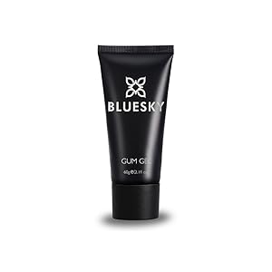 Gummigel, 60 ml, Bluesky, Gel-Nagellack, Nägel 
