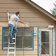 Control Pro 190 Cart painting a home exterior