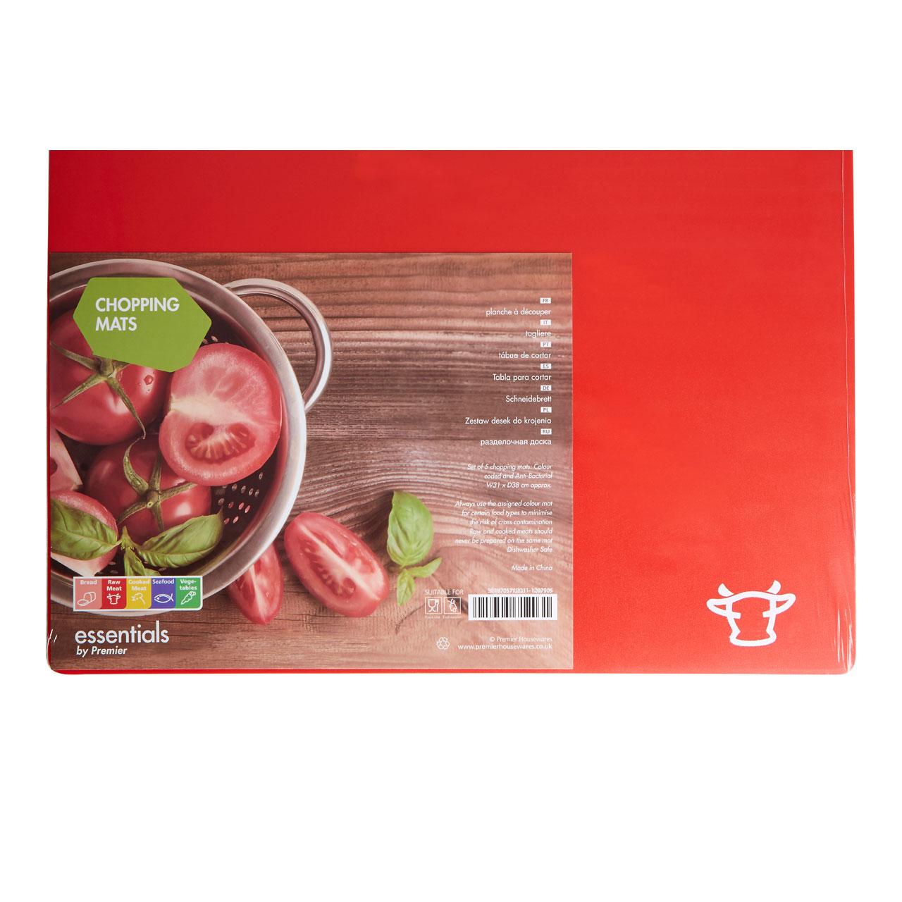 Premier Housewares Flexible Chopping Mats Set of 5 Amazon.co.uk
