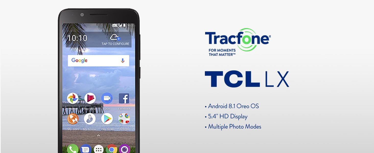 TracFone CarrierLocked TCL LX 4G LTE Prepaid Smartphone