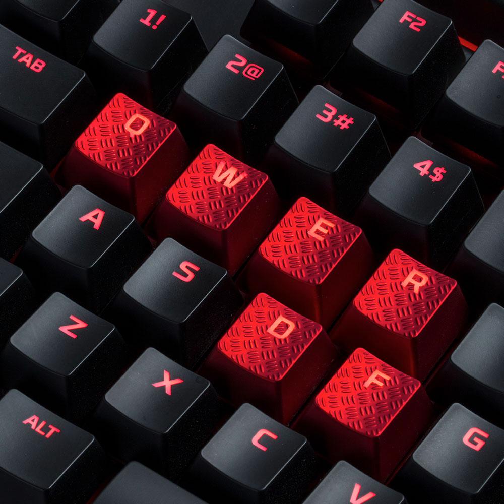HyperX FPS & MOBA Gaming Keycaps Upgrade Kit (Titanium