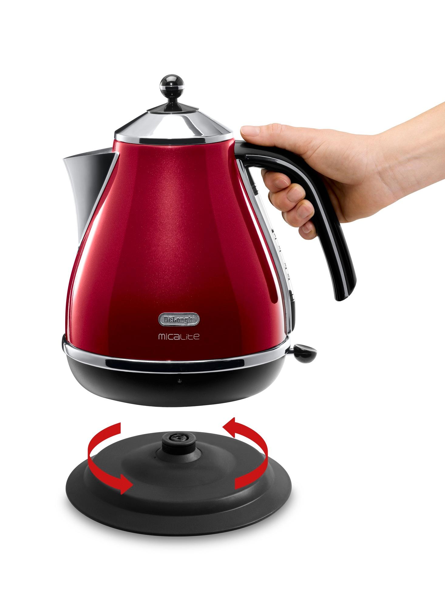 De'Longhi Icona Micalite KBOM3001R Kettle Red Amazon.co.uk Kitchen & Home