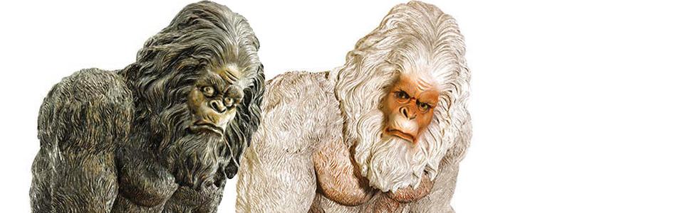 bigfoot statue, yeti statue, bigfoot ornaments