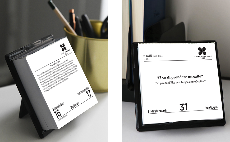 Living Language Italian 2020 DaytoDay Calendar Random House Direct