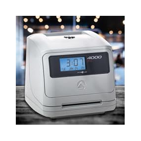 thumbnail interactive-video image 1 of Pyramid Time Systems 4000 Auto Totaling Time Clock 1 of 12