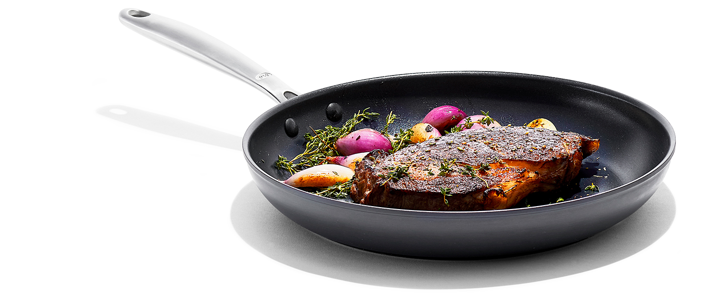 OXO Good Grips Pro 12 Piece Cookware Pots and Pans Set, 3