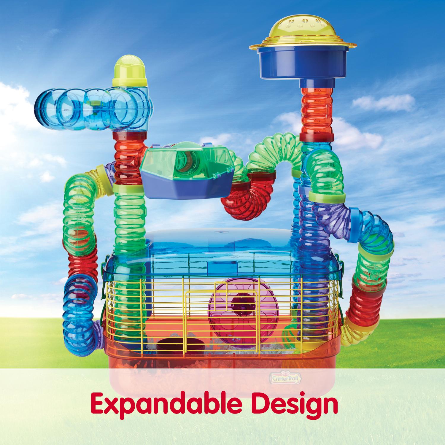 CritterTrail Kaytee crittertrail two level habitat 20 inches x 11.5
inches x 16