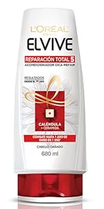 acondicionador, calendula, ceramida, elvive, loreal paris, reparacion, restauracion