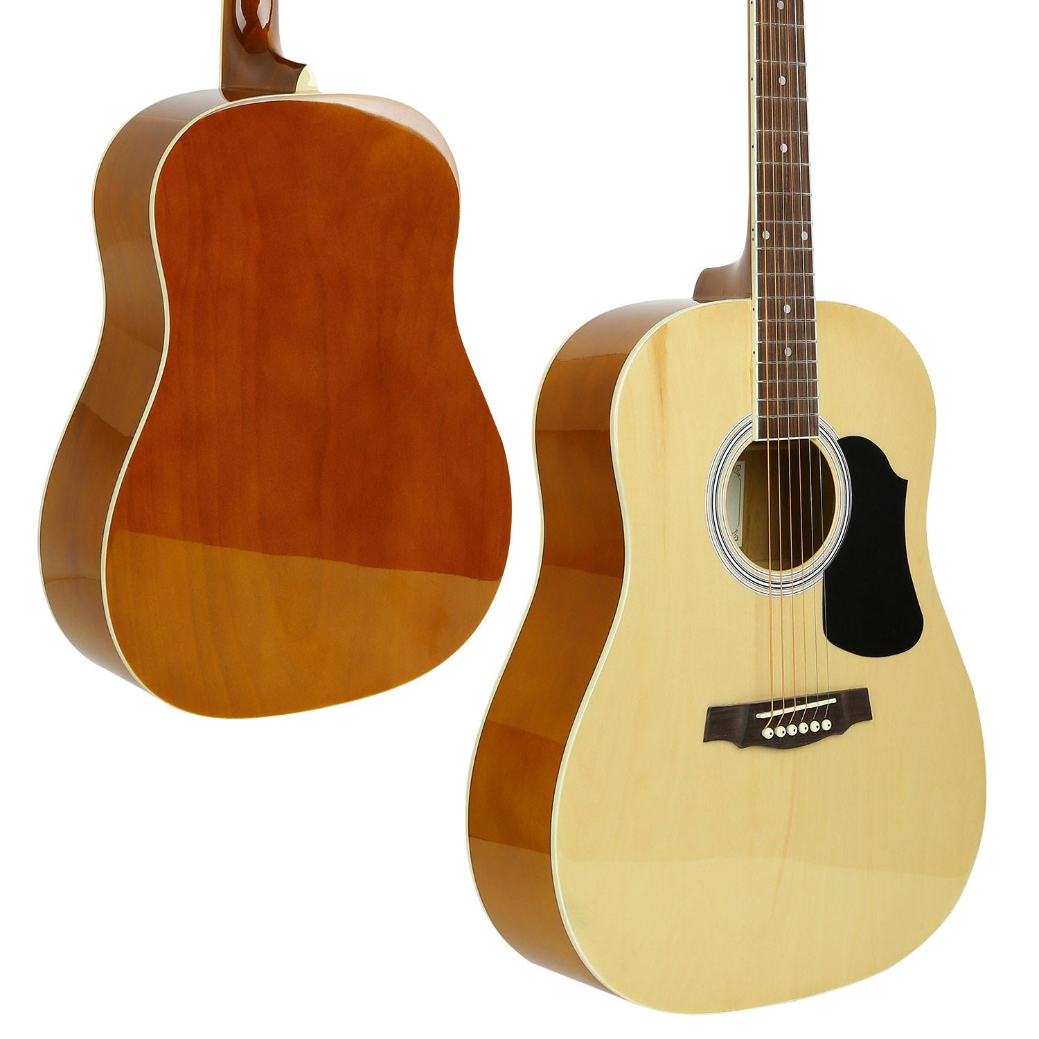 KAPOK AZ24DNAT41OB Acoustic Guitar, Dreadnought, Natural