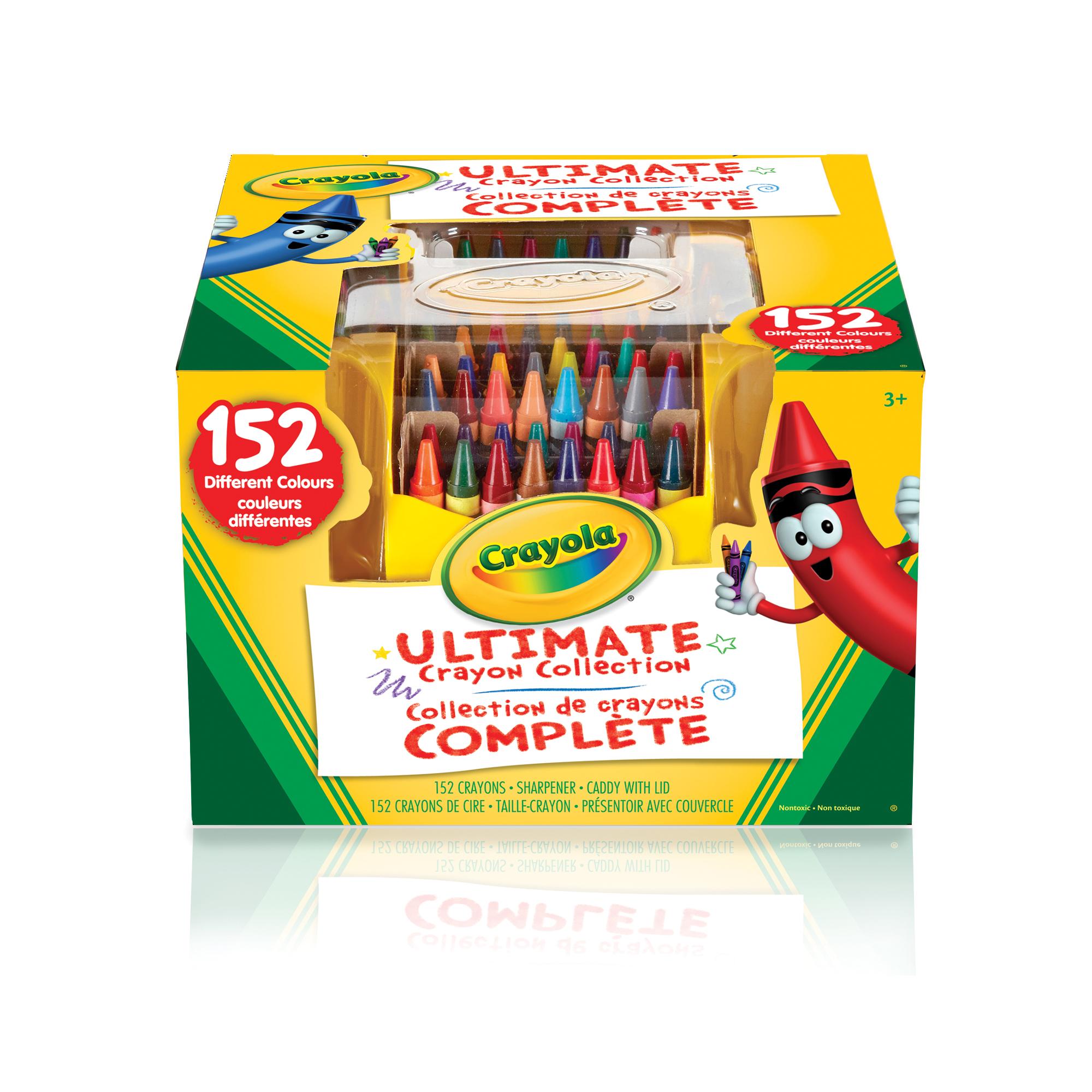 Crayola Ultimate Crayon Collection; 152 Colours, Durable Caddy Case