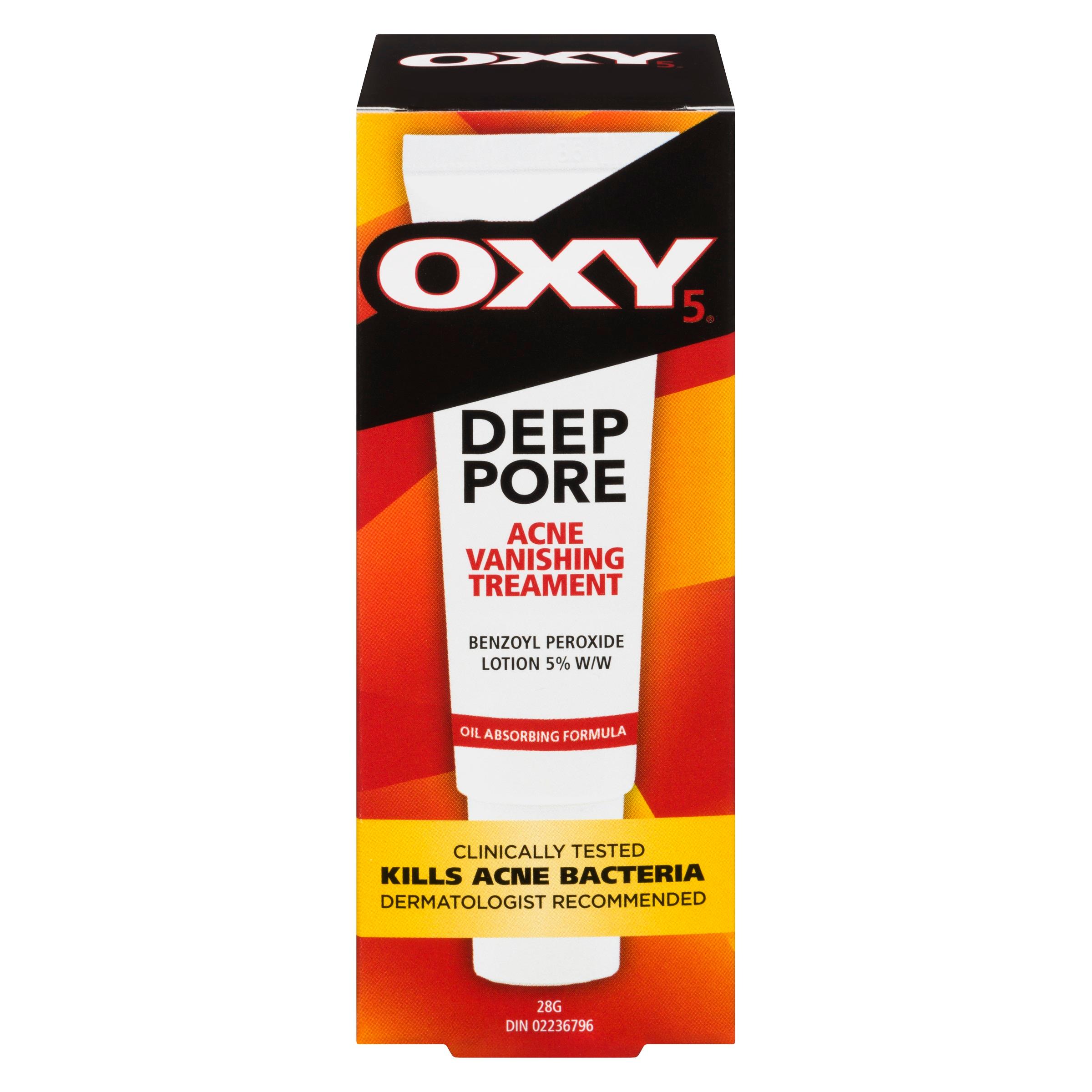 Oxy Deep Pore Acne Vanishing Treatment with Benzoyl Peroxide, For
