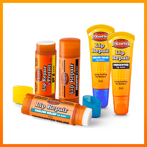 O'Keeffe's Lip Repair Family