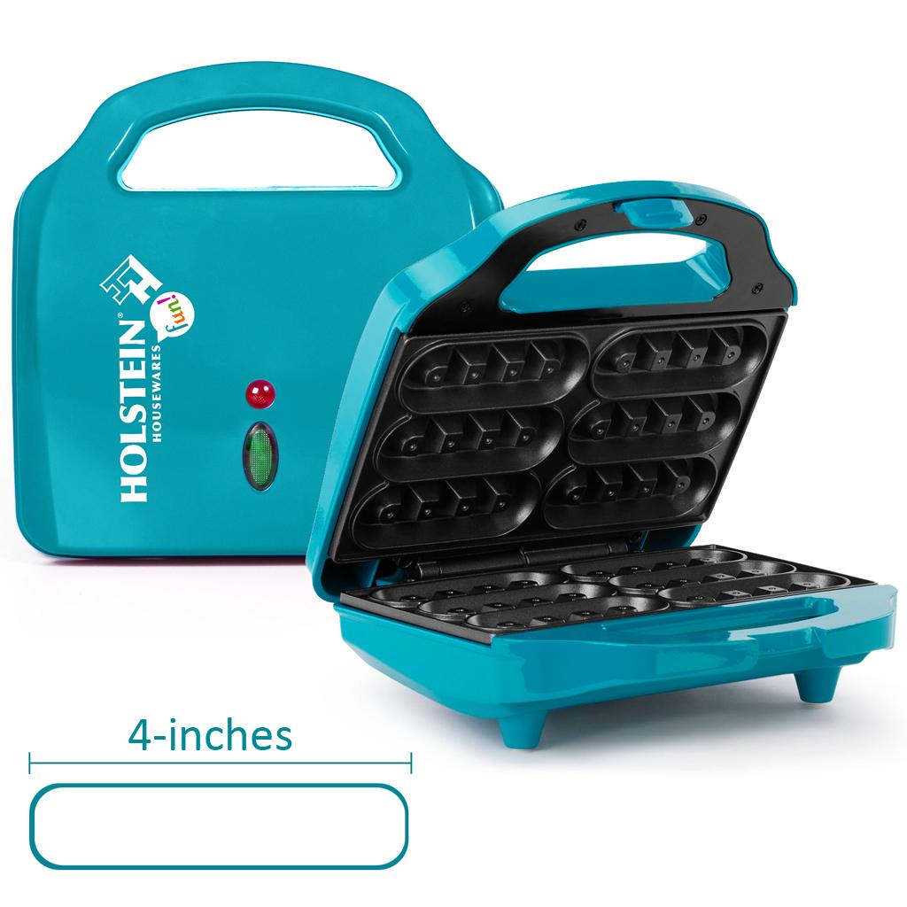 Holstein Housewares HF09015E Fun Waffle Stick Maker Teal