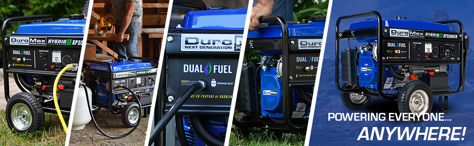 Duromax XP5500EH Dual Fuel Portable Outdoor Life generator