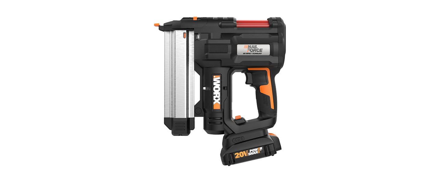Worx WX840L 20V Power Share Cordless 18 Gauge Nail & Staple