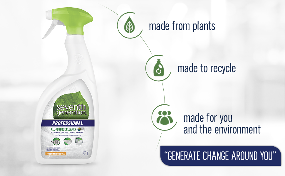 Seventh Generation Professional AllPurpose Cleaner Free & Clear for a