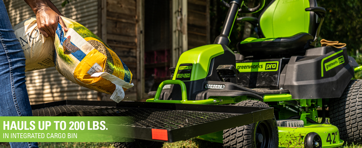 Greenworks Pro 60V 42 Inch CrossoverT Riding Lawn Mower