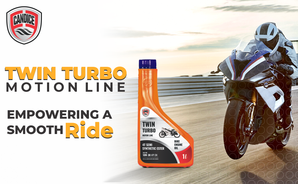 B08L8L7KLD- Candice Twin Turbo Motion Line 10W30 API SN Semi-Synthetic Engine Oil- SPN-FOR 1