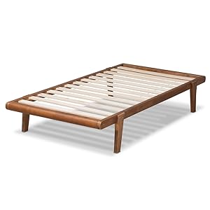 Amazon.com: Baxton Studio Kaia Mid-Century Modern Walnut