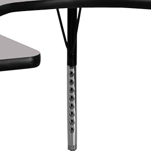 Amazon.com: Flash Furniture 60''W x 66''L Horseshoe Grey