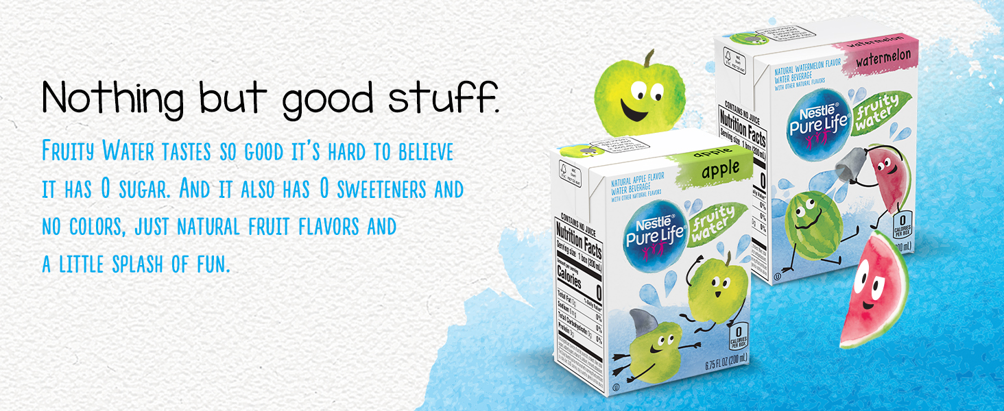 Nestle Pure Life Fruity Water Variety Pack 6 75 Fl Oz 24 Pack Amazon Com Grocery Gourmet Food