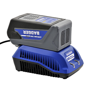 Wild Badger Power 40 Volt Lithium Ion Battery and Charger Rechargeable Powerful