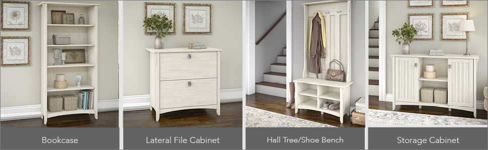 Camande Furniture Salinas Accent Storage Cabinet With Doors In Antique
