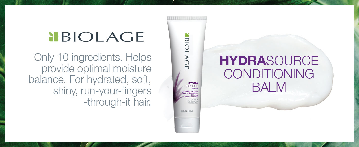 biolage hydrasource conditioner shampoo hydrating damaged hair
