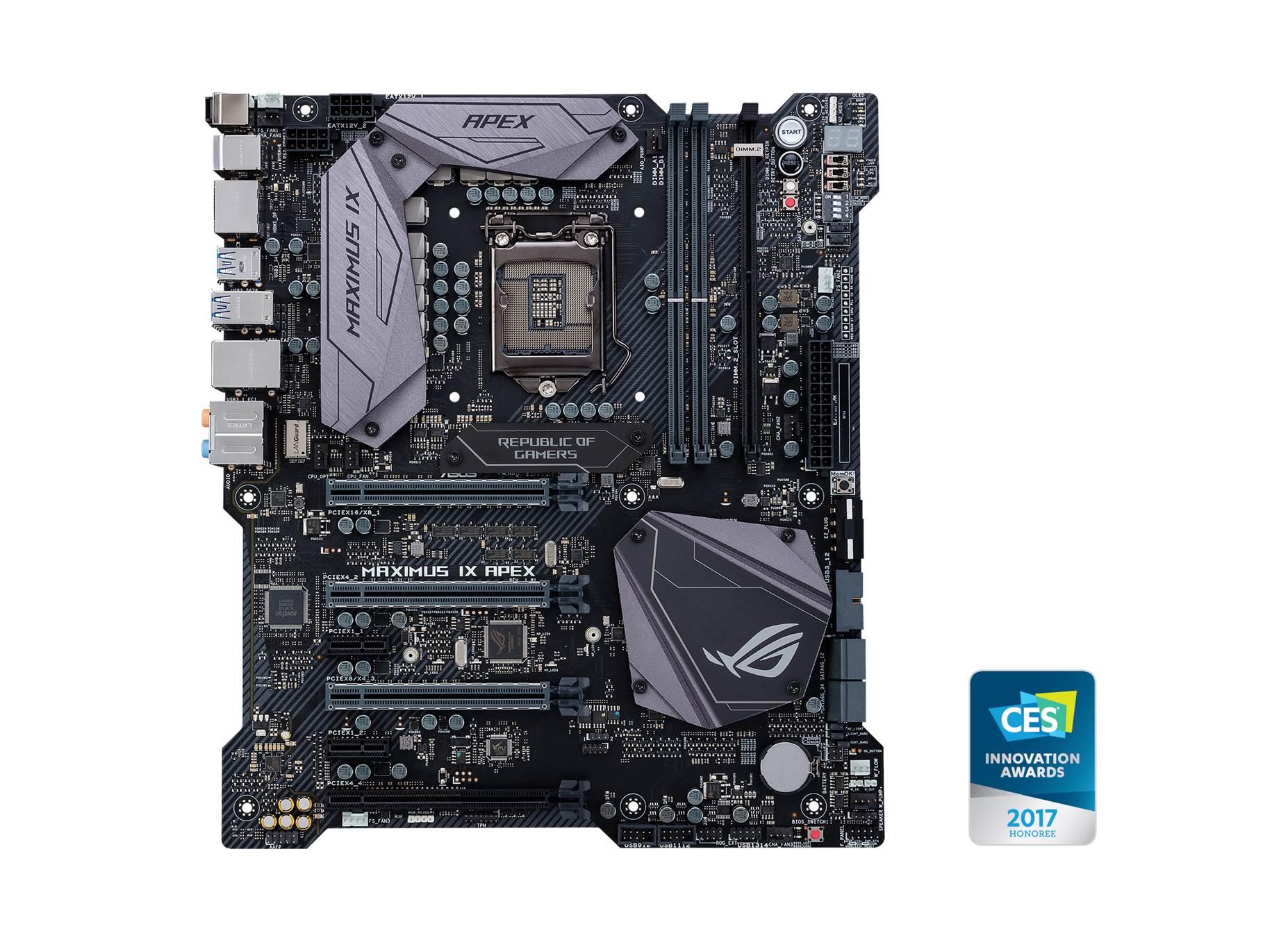 Asus Rog Maximus Ix Apex Motherboard(aura Sync Rgb Leds, Ddr 8709.0