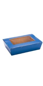 These candy to go boxes are strong and sturdy to hold the weight of hefty meals. 